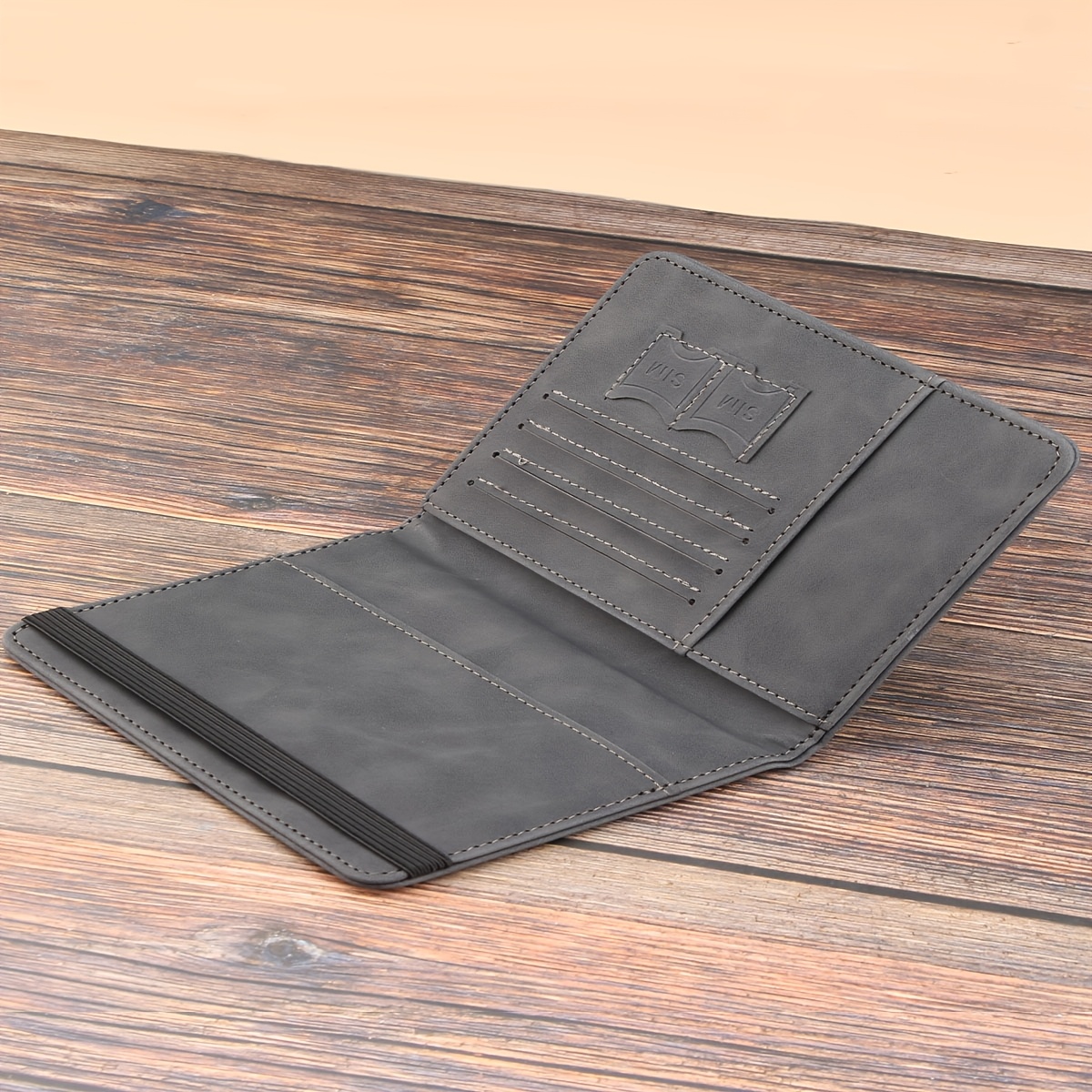 1 Rfid Anti-theft Multi-functional Passport Case, Thin Passport Wallet, Retro Pu Material, Multi-functional Wallet, Travel Passport Bag