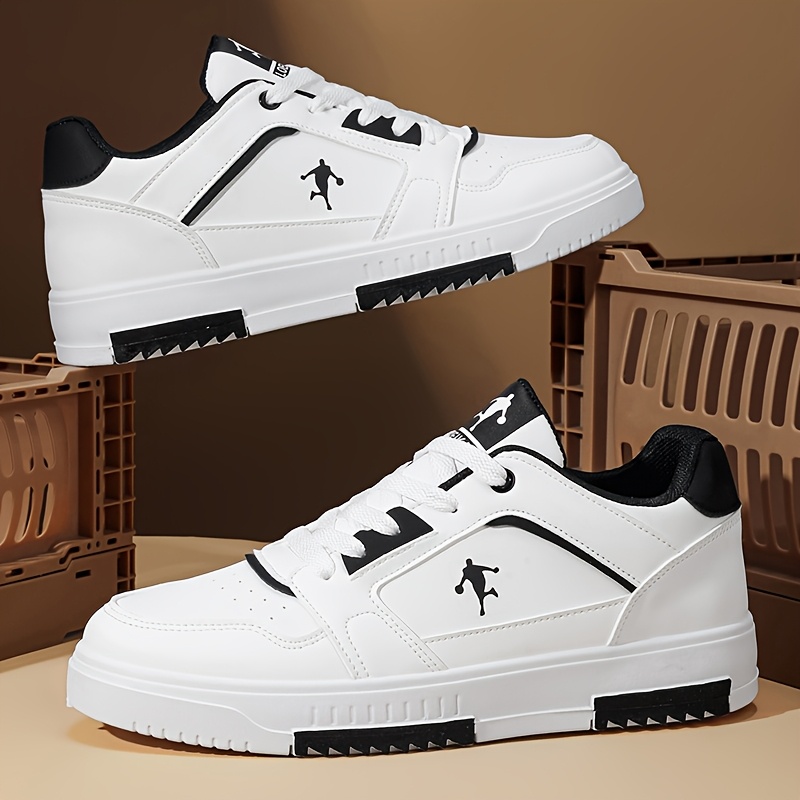 Image of Loeikan Men's Low-top Sneakers With Arch - Upper & Pvc Sole, Breathable Skate Shoes Suitable For, Gym, Casual - - Comfortable Athletic Footwear (spring/summer)