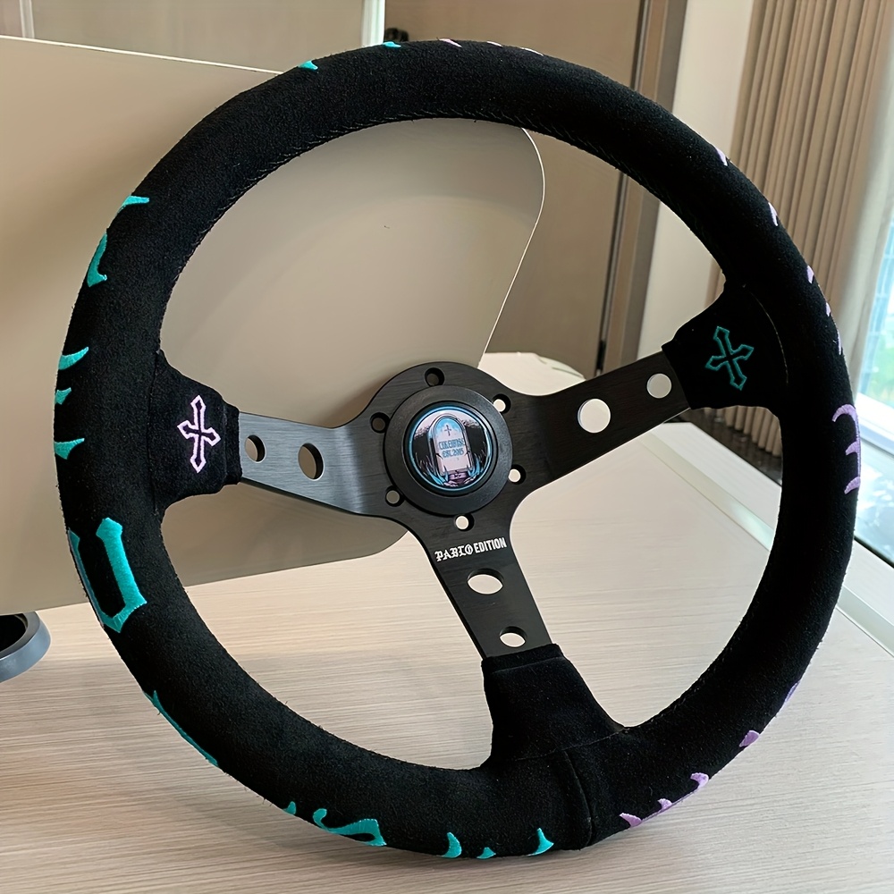 genuine racing steering wheel jdm drift edition deep - Temu