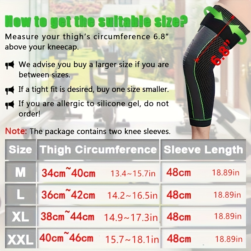 Knee and Calf Compression Sleeves