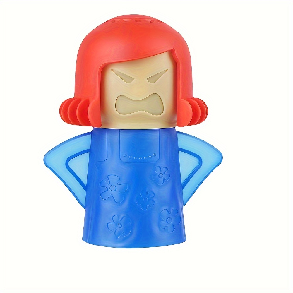 1pc Angry Mom Microwave Cleaner - Effortless Kitchen Stain & Odor Remover, No Electricity Needed, Battery-Free, Easy Wipe Clean Design, Microwave Accessories