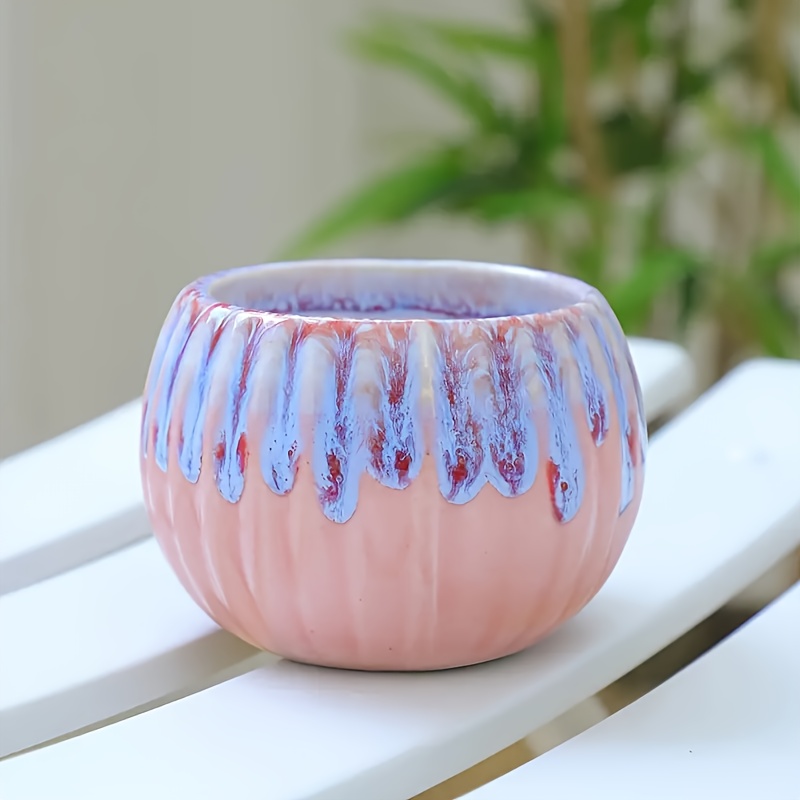 1 stück bunter kleiner keramik blumentopf pflanzen