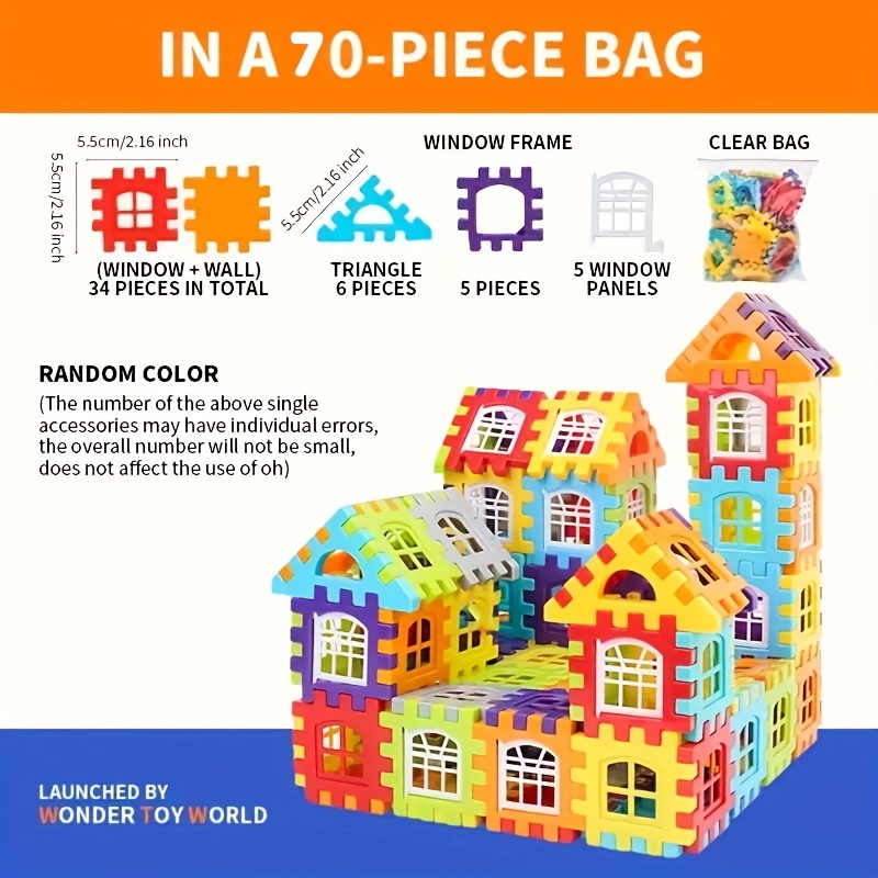 Large Size Square Building Blocks for Creative Play