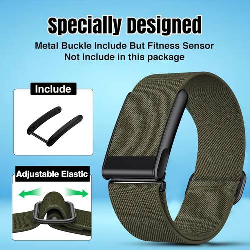 item picture stretchy nylon smartwatch band compatible for 5 0 loop strap replacement wristband comfortable accessories suitable for men women nylon strap for devices