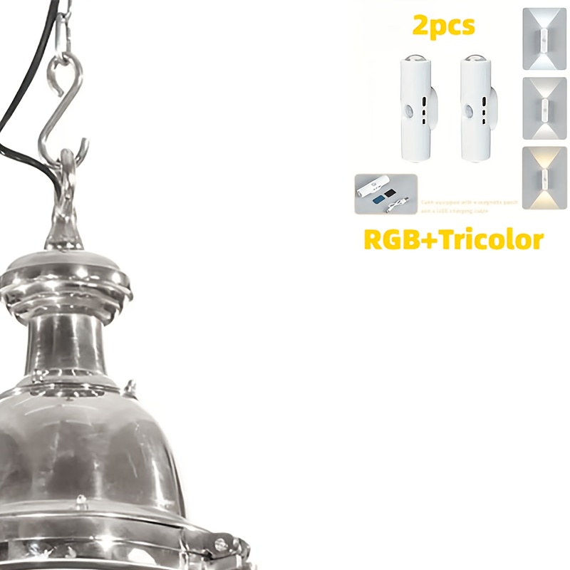 E-shop 4-LED intelligente Nachtlampe mit Bewegungsmelder, intelligente Lampe mit Bewegungssensor, 2 Stk. kleine Wandleuchten, magnetische Halterung,