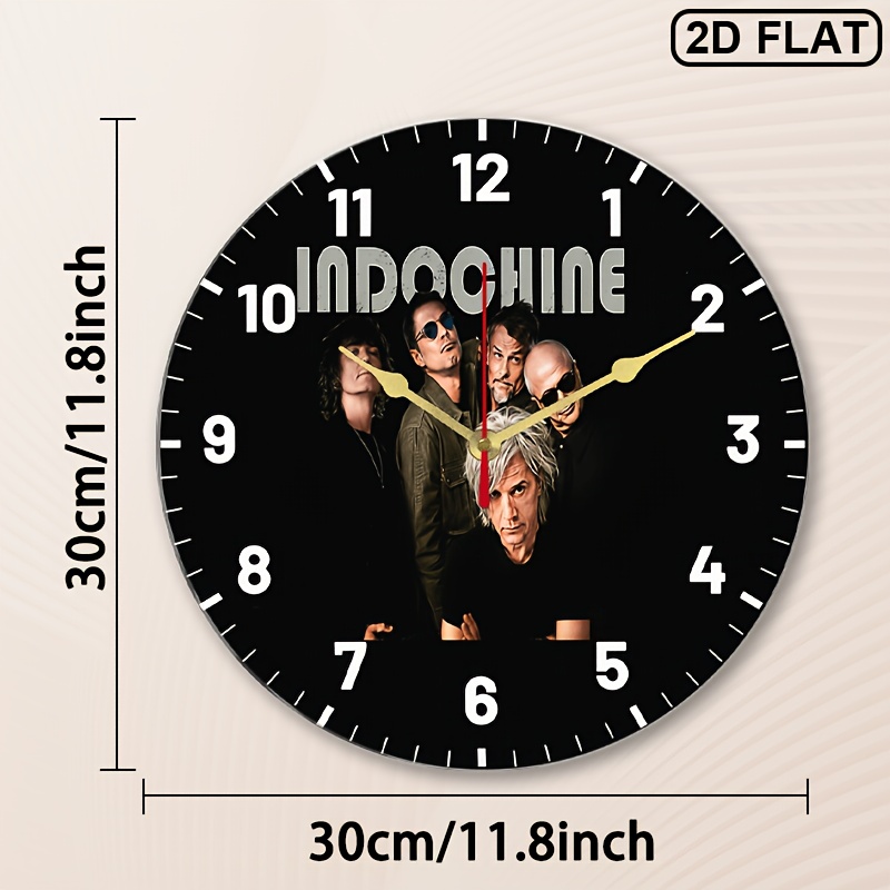 TEMU Horloge Murale Ronde Silencieuse sur le Thème de la - en Acrylique , Parfaite pour , , , , la Décoration Intérieure - Cadeau Idéal pour Pâques,