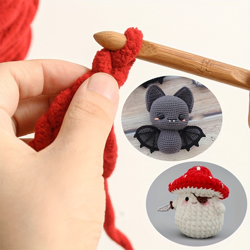Bamboo Crochet Hooks Set Bamboo Crochet Hook Knitting Tool - Temu