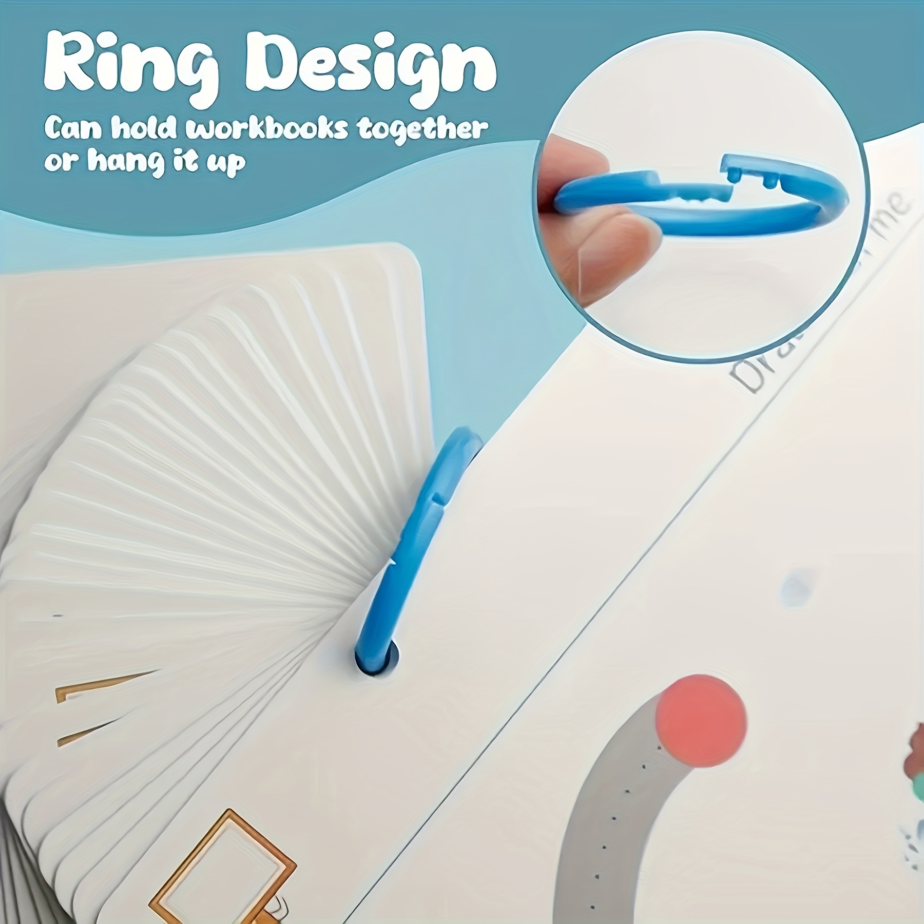 36-page reusable educational workbook set with 4 pens and an eraser, featuring erasable stickers - perfect for children's drawing and control training, ideal for New Year gifts (2025) and Christmas presentsChristmas stocking stuffers,Christmas