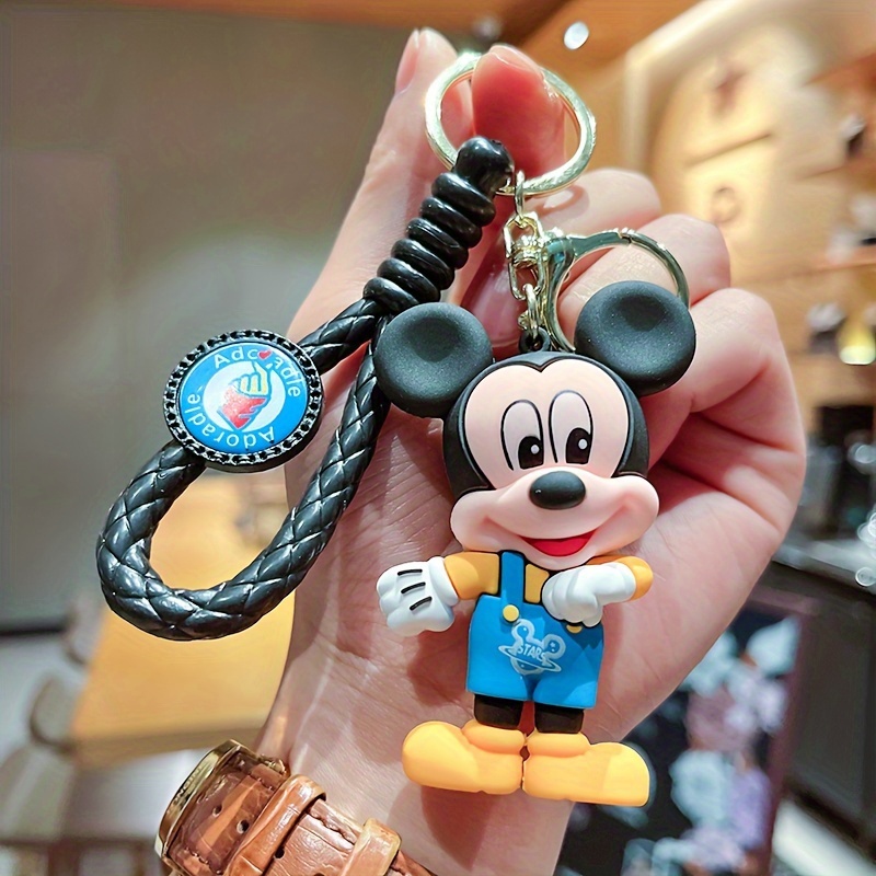 

Disney Mickey Donald Duck Daisy Keychain Cute Cartoon Doll Key Chain Ring Bag Backpack Charm Car Key Pendant Couple Boys And Daily Use Gift Accessories