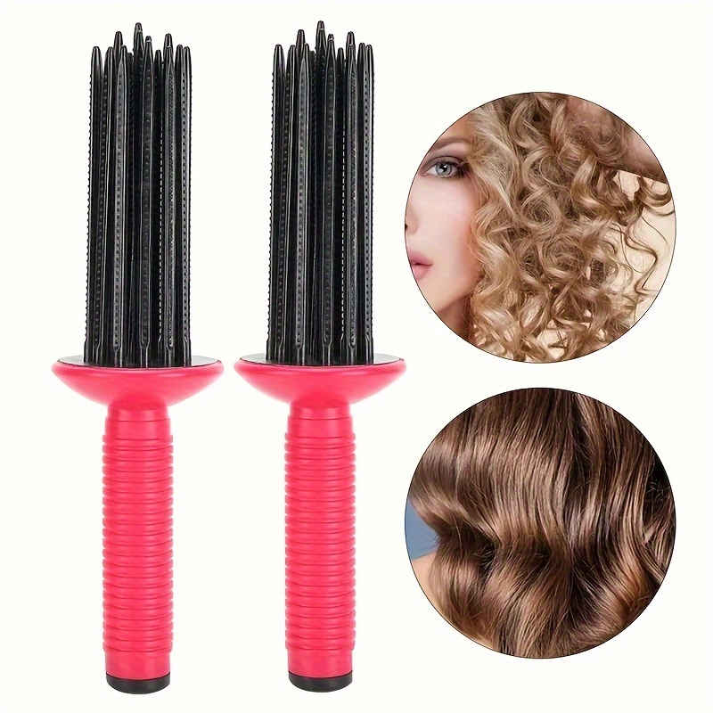 

1pc Teasing & Styling Comb, Hair Curling Wand Comb, Fluffy Curling Roll Comb Air Volume Comb, Hair Styling Tools