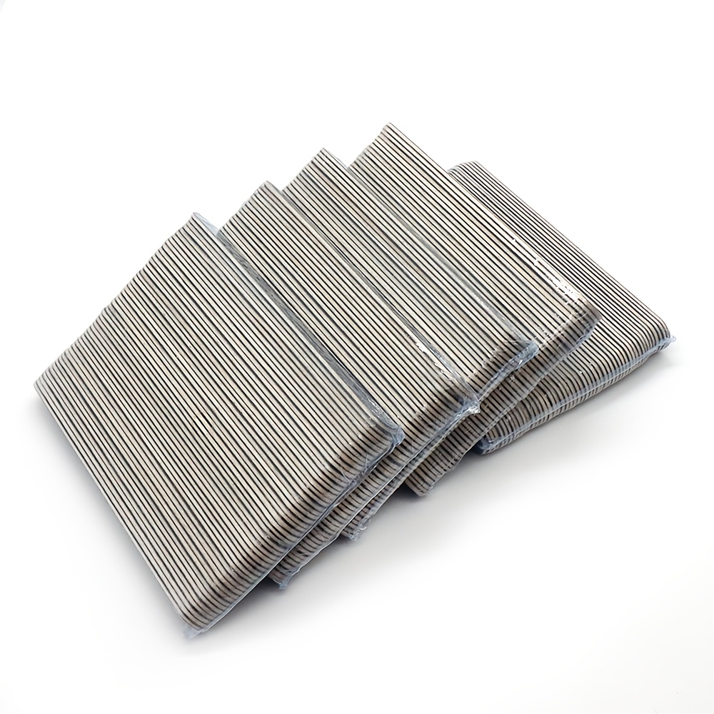 30pcs Double-Sided Wood Nail Files, 180/240 Grit