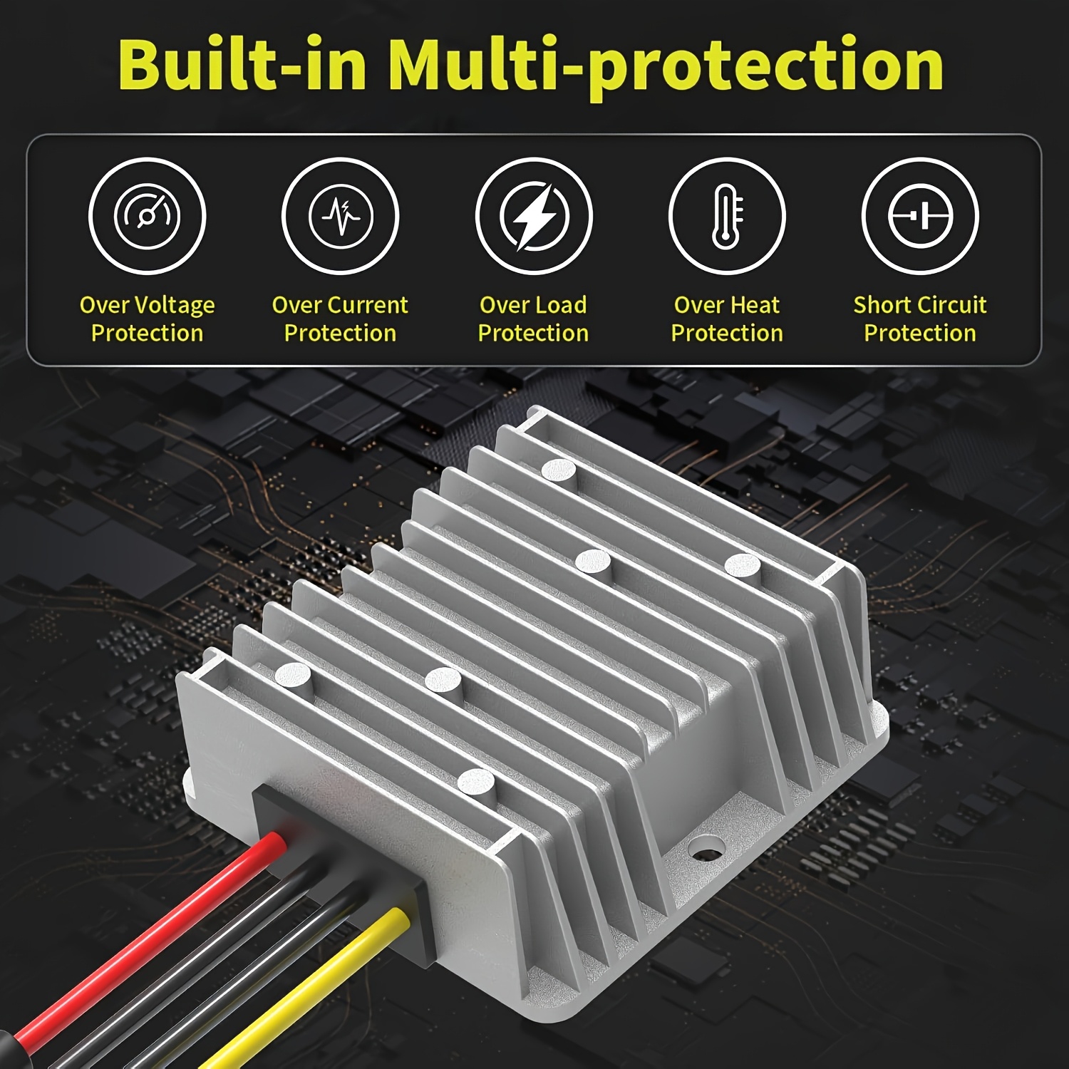 240w 18v 12v converter 30a fuse high step Temu Malaysia