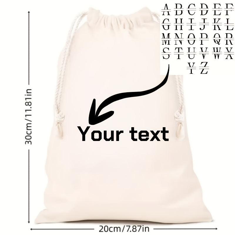 TEMU Sac de Rangement Personnalisé, Pochette à , de Fête Personnalisé, Réutilisable, Durable, -poussière et Tissu Respirant pour Organiser de Objets,