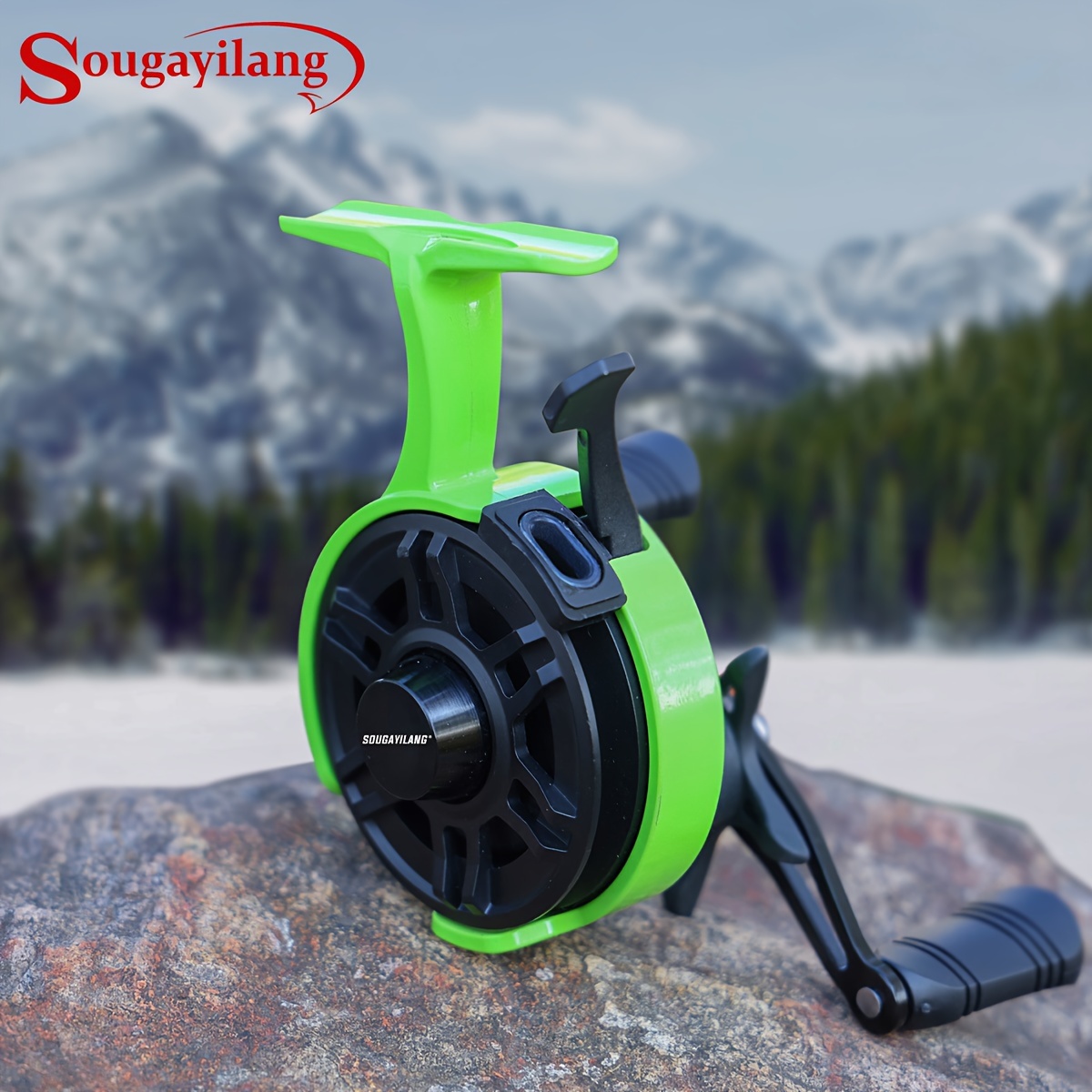 Mini Ice Fishing Spinning Reels Portable Ultra-light Powerful Left