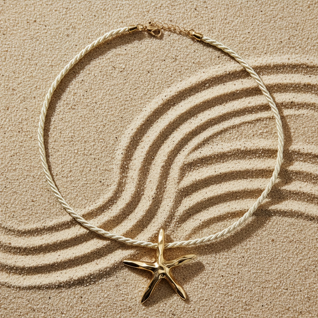 TEMU Collier étoile de mer minimaliste pour les vacances