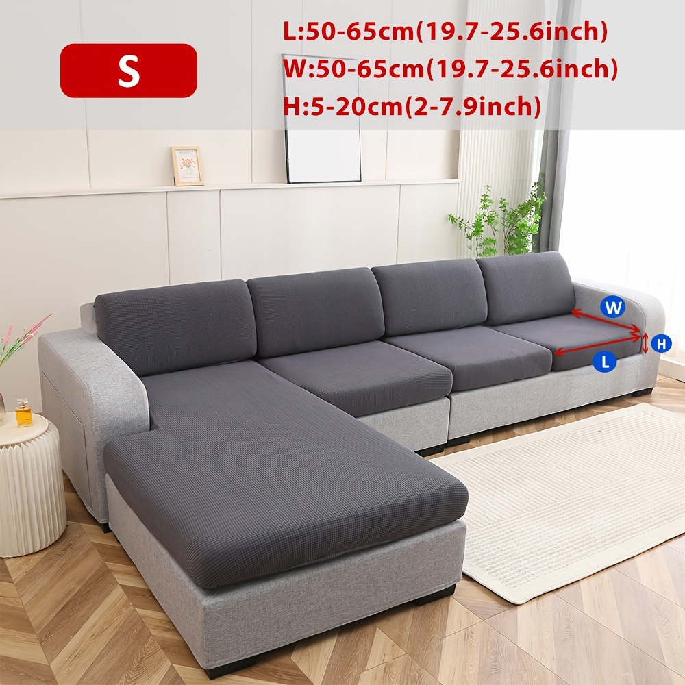 1pc Of Classic Stretchy Fabric Sofa Cover - Slip-resistant And Elastic Fitted Throw, Easy To - Prolongs Furniture And Enhances Style