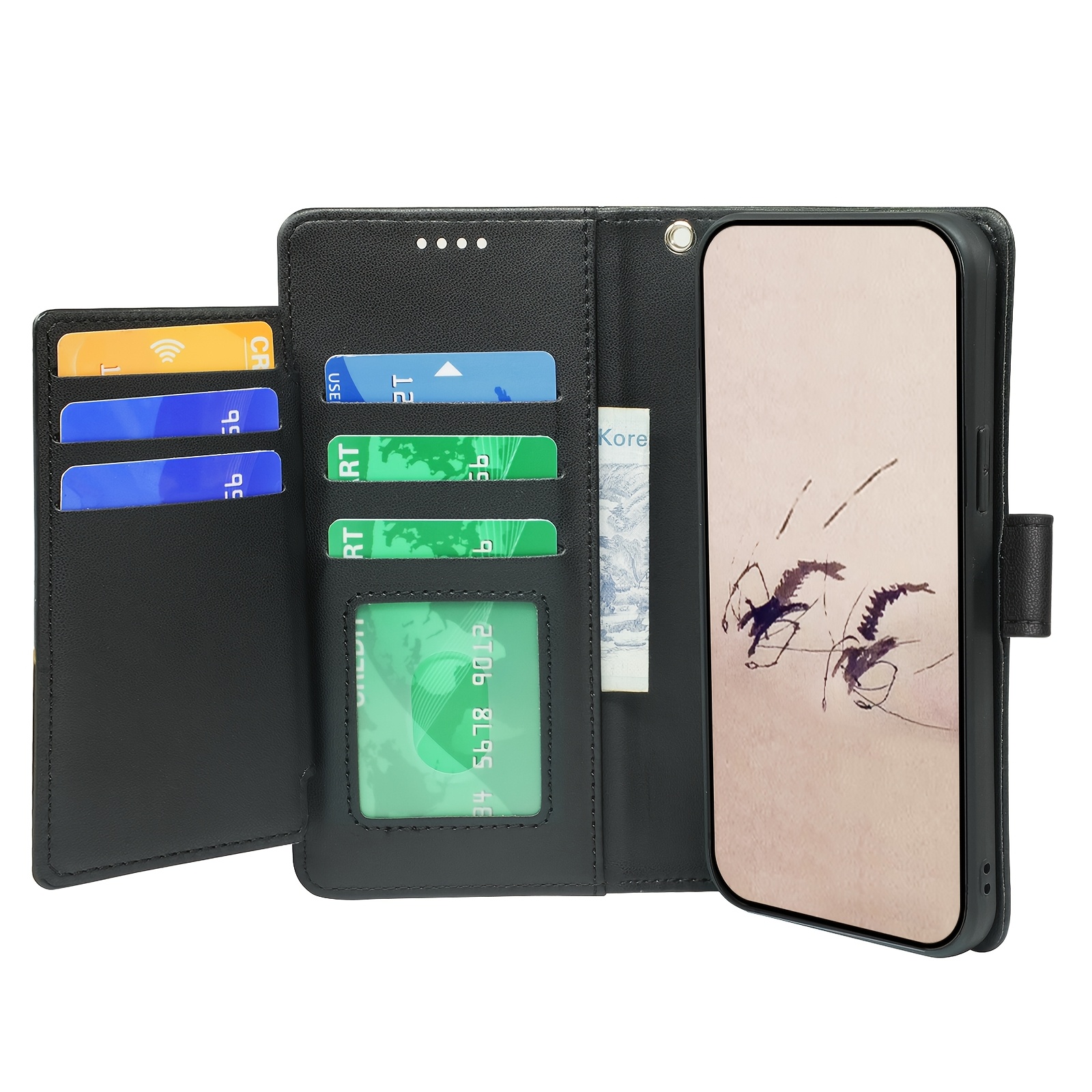 TEMU Phone Case: [for Wallet Case]suitable For Galaxy A37 5g Wallet Style Phone Case, With 9 Built-in Credit Card Slots And Holders, Long-lasting And