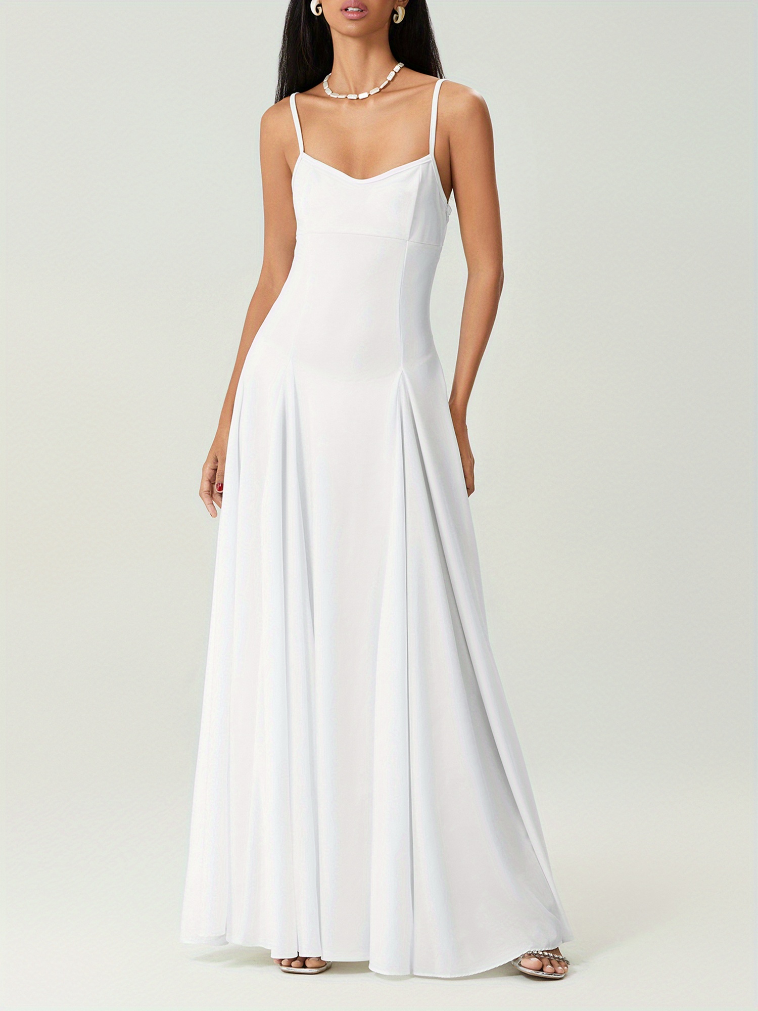 spring summer new elegant dress waist defining - Temu