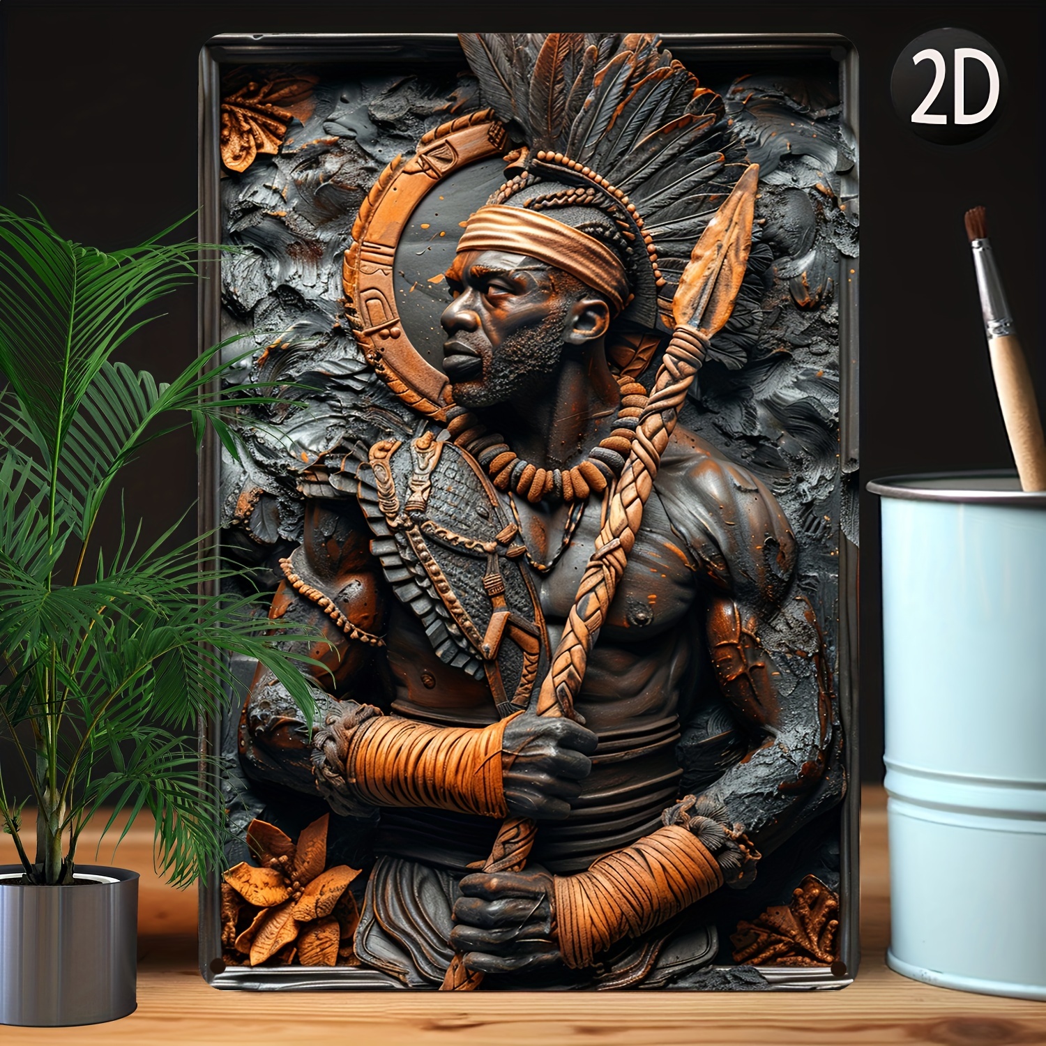 

1pc Metal Iron 8x12 20x30cm Aluminum Metal Tin : Zulu Art, Moisture-, 32% Increased Bending Resistance