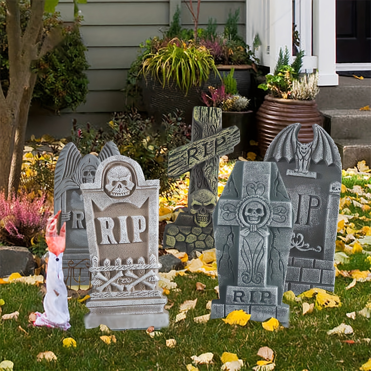 Rae shops Dunn Halloween graveyard/gravesite