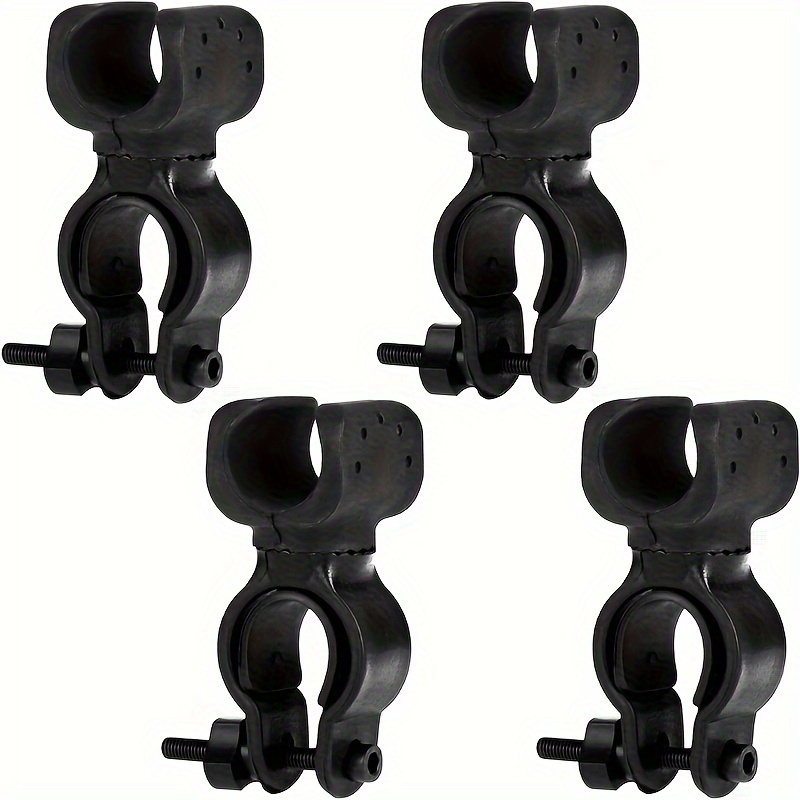 4pcs Crutch Holders For Wheelchairs & Walkers - 360° Rotatable, Durable Abs Plastic