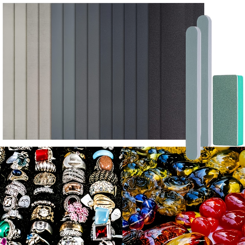 resin polishing strips kit resin supplies sandpaper resin Temu