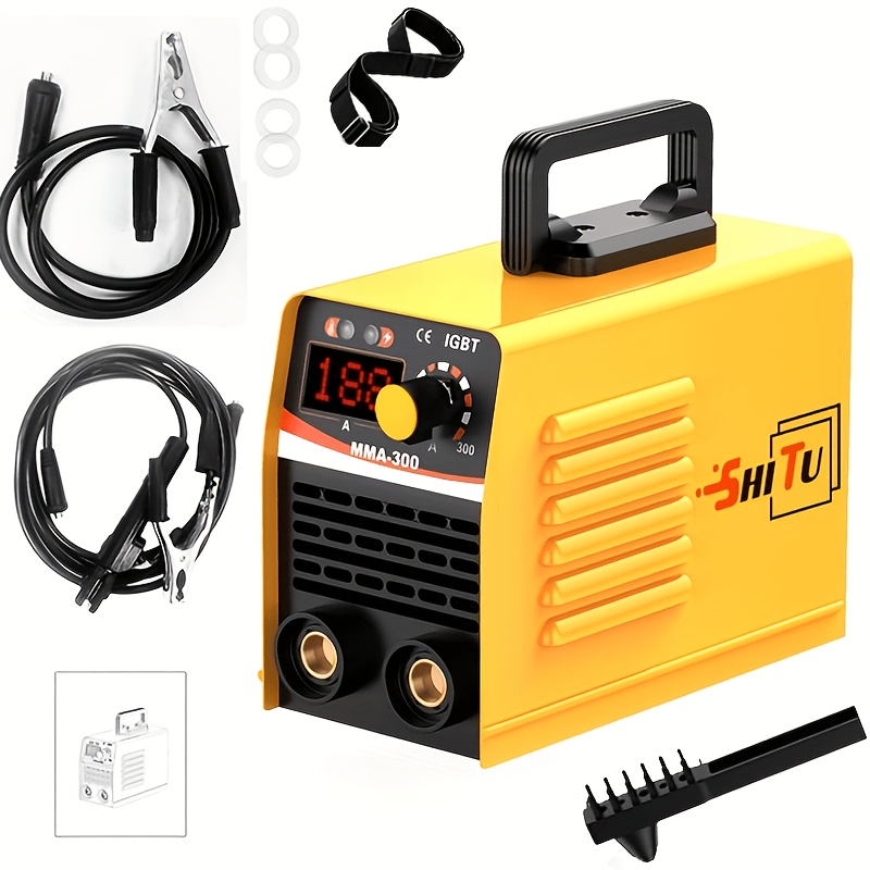 TEMU Compact Igbt Arc Welding Inverter For Mma Welding, Small Home Welding Device For Arc/mma/zx7 110v, Portable Automatic Inverter Welding Kit