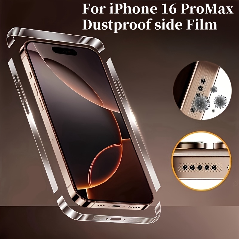 

[2-pack] For /16pro/16plus/16pro Max/ Transparent Side Film, High-, , Thermoplastic Polyurethane, Phone Accessories