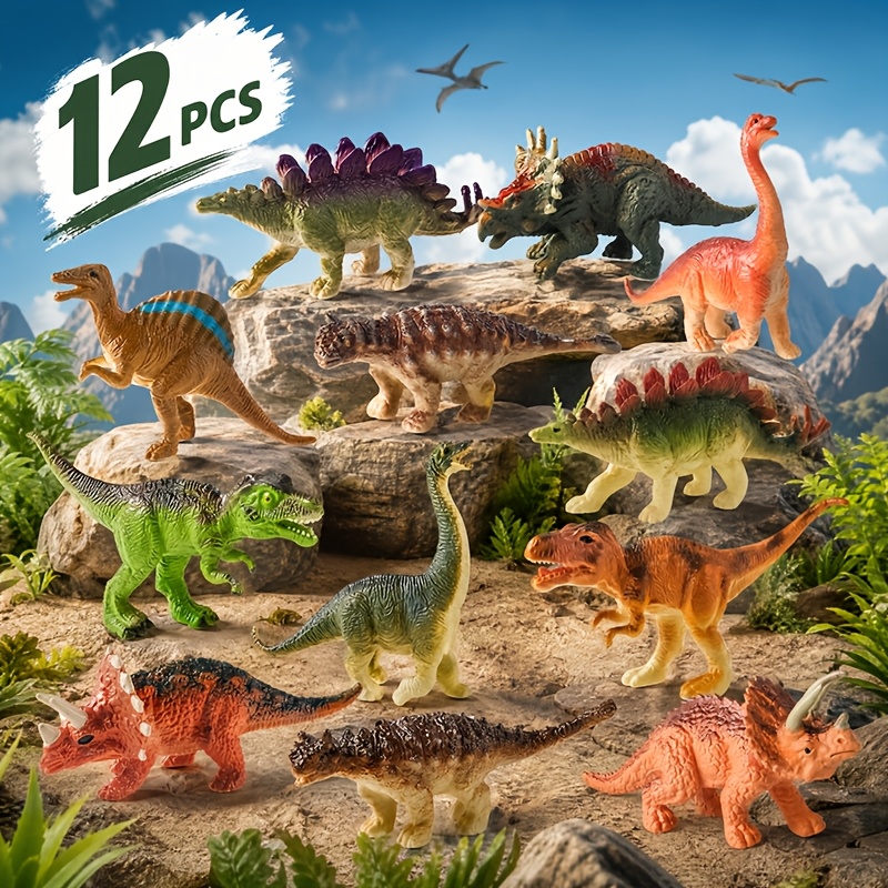 dinosaur figures sold on Temu United States