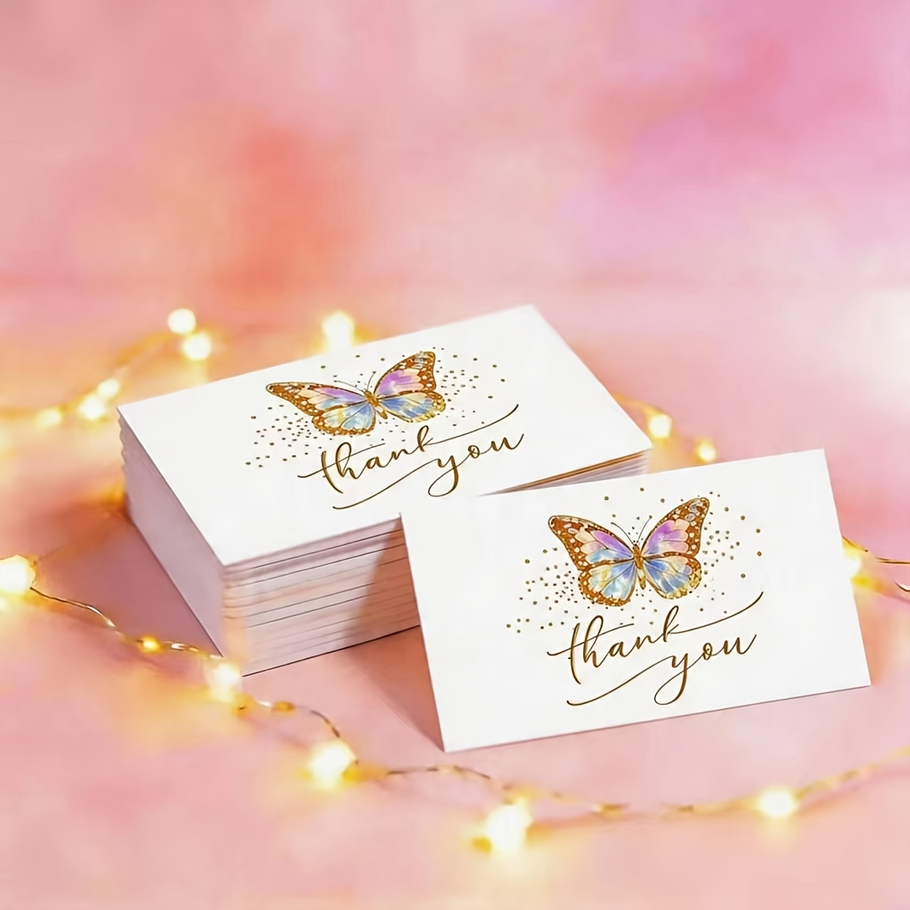 TEMU 52 biglietti di ringraziamento lussuosi, con design a e elegante font a , per esprimere un caldo apprezzamento alle persone care i momenti ,