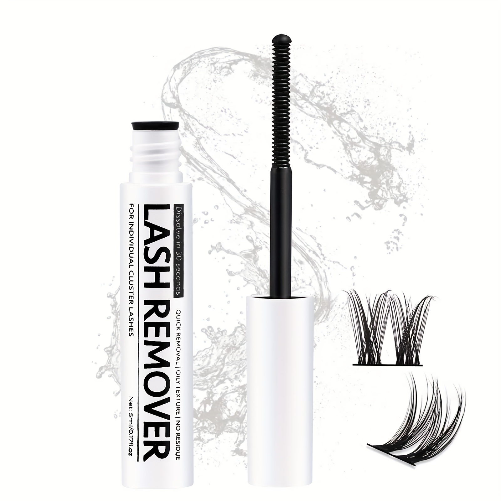 

Lash Remover, Cluster Lash Glue Remover, Diy Eyelash Remover, Eyelash Glue Remover For False Eyelashes Self-use Gentle Soothing Non-irritating Eye Cleaner 5ml