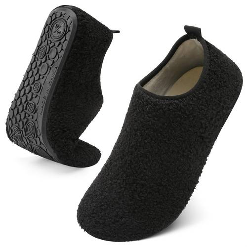 slip shoes for men and women featuring a soft fabric upper cushioned insole and a non slip rubber sole suitable for indoor outdoor shoes provide arch support and for couples