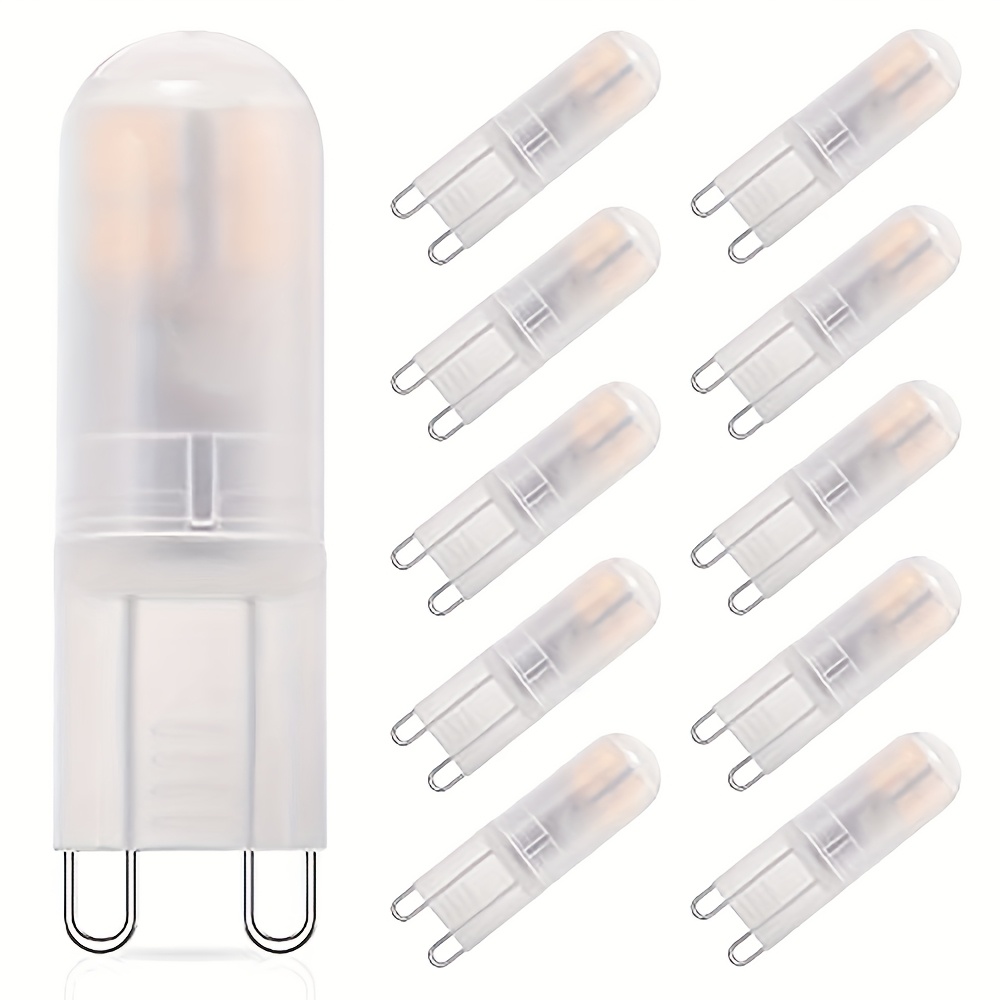G9 LED Lampen 10er Pack – 2W, Warmweiß 2700K, 360° Strahlwinkel, Nicht Dimmbar