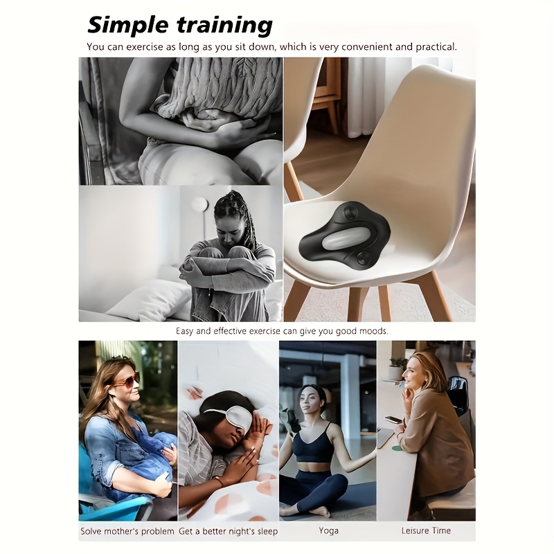 A Pelvic Floor Muscle Trainer Intended for Kegel Workouts, Featuring a Padded Massage Surface, Specifically Crafted for Pelvic Floor Strengthening And Muscle Relaxation, Serves As a Fitness Appropriate for Both Men And Women to Utilize at Home - Image 5