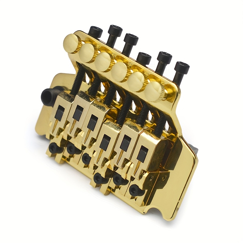Electric Guitar Tremolo Bridge Double Locking Systyem Black/Silvery/Golden
