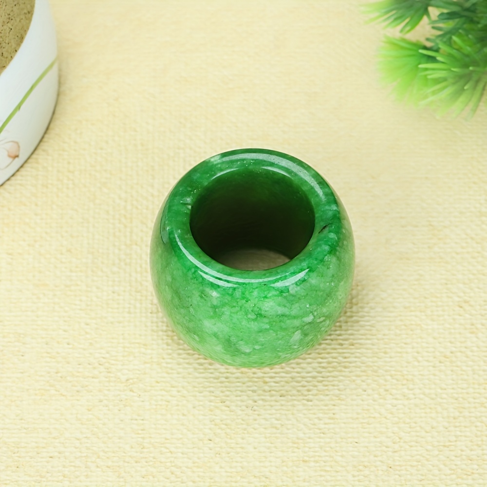 TEMU おしゃれなグリーン メンズリング ナッグ