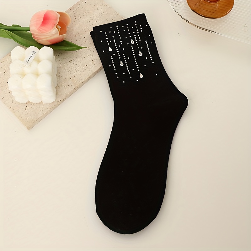 1/2/3/5 Pairs New Raindrop Beautiful Women Socks