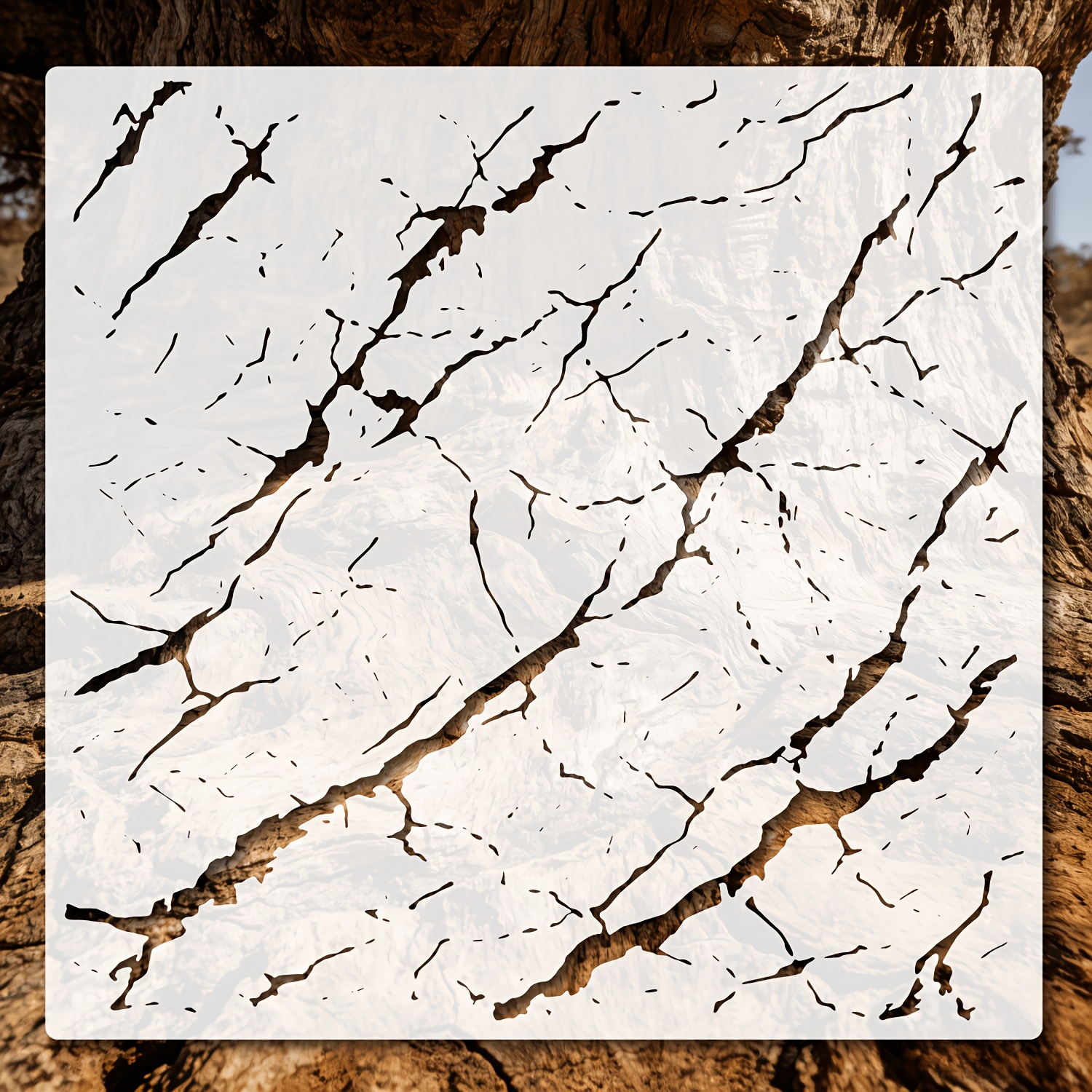 E-shop Marmor Textur Schablone Wiederverwendbar 30 x 30 cm (11,8 x 11,8 Zoll) zum Malen mit Pinsel Zeichenschablonen für Bastelarbeiten Wandkunst Möbel