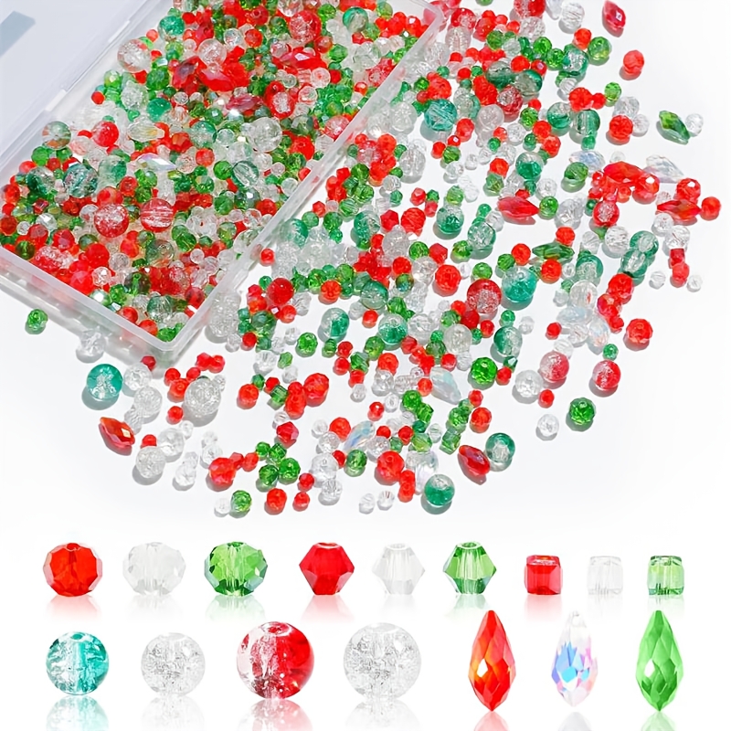 1200pcs Colorful Beads Set for Bracelet Jewelry Making
