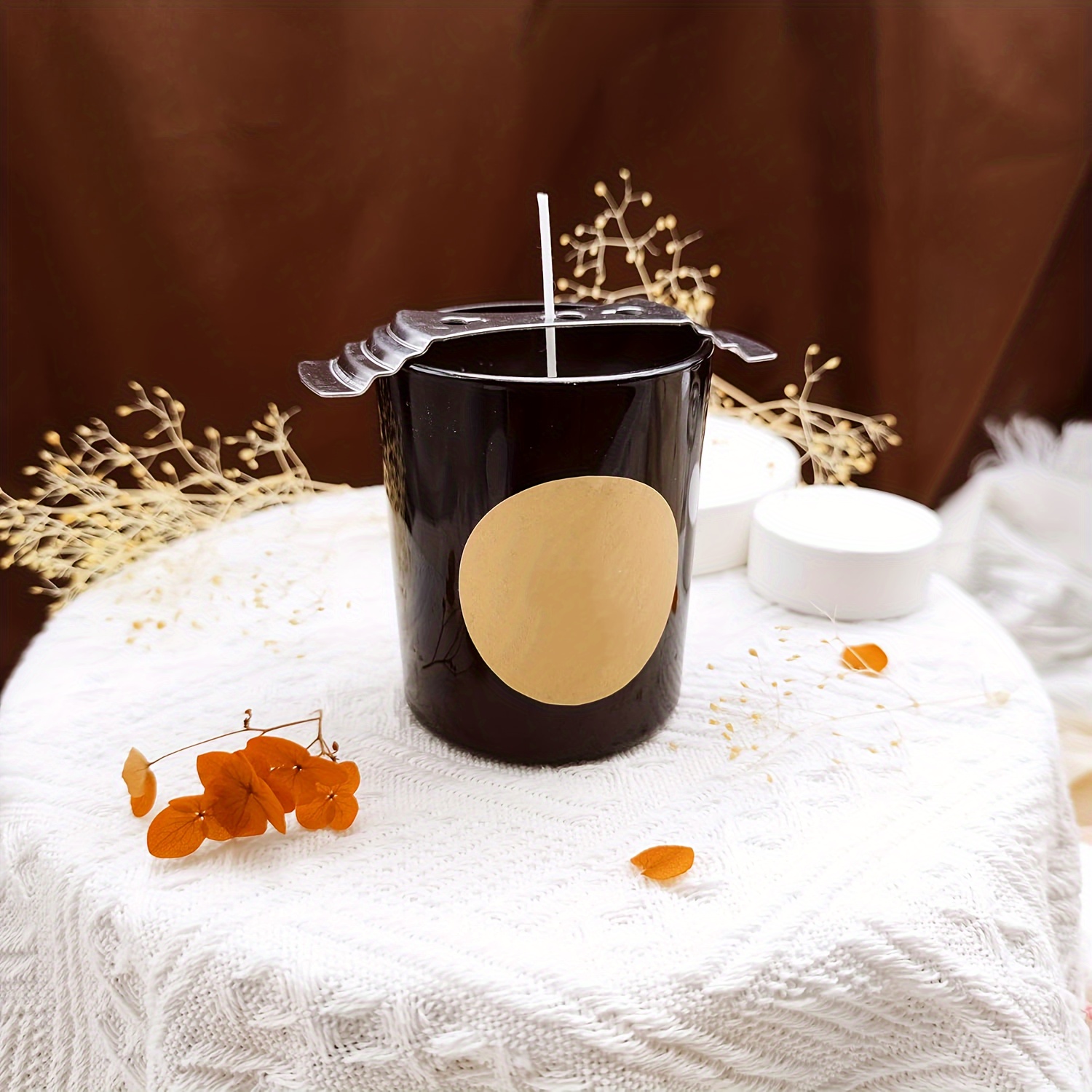 16oz Metal Candle Tin Scented Soy Wax Making Candles Tins Jar Cans Container For Candle Tin With