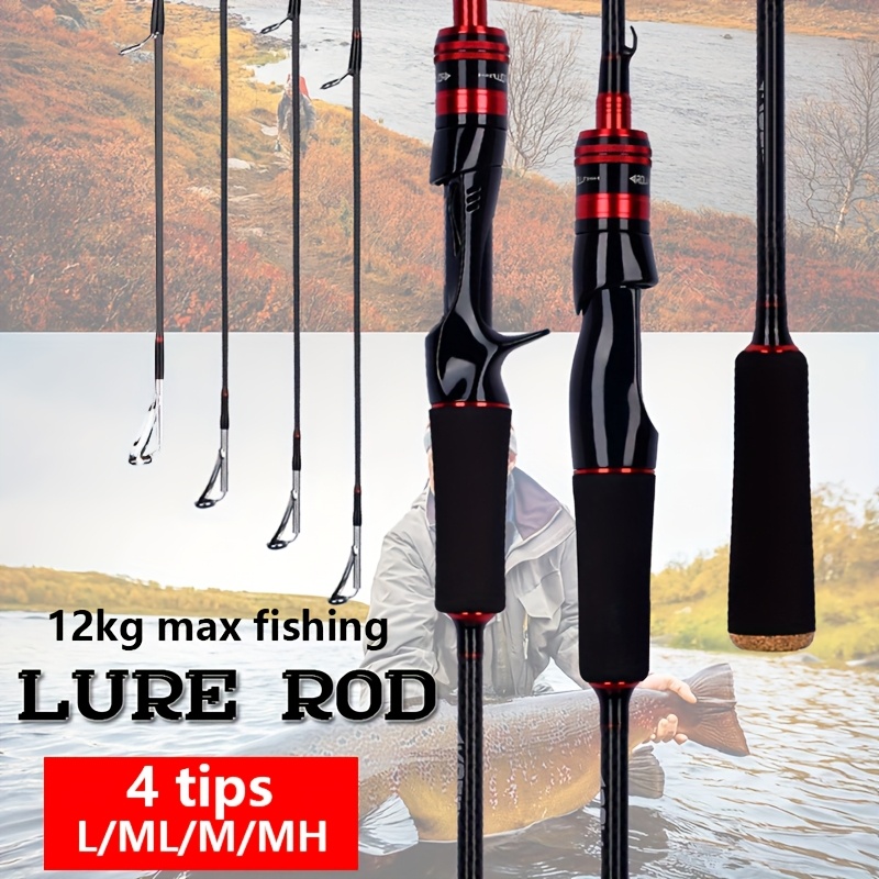 4 piece baitcasting rod sold on Temu United States
