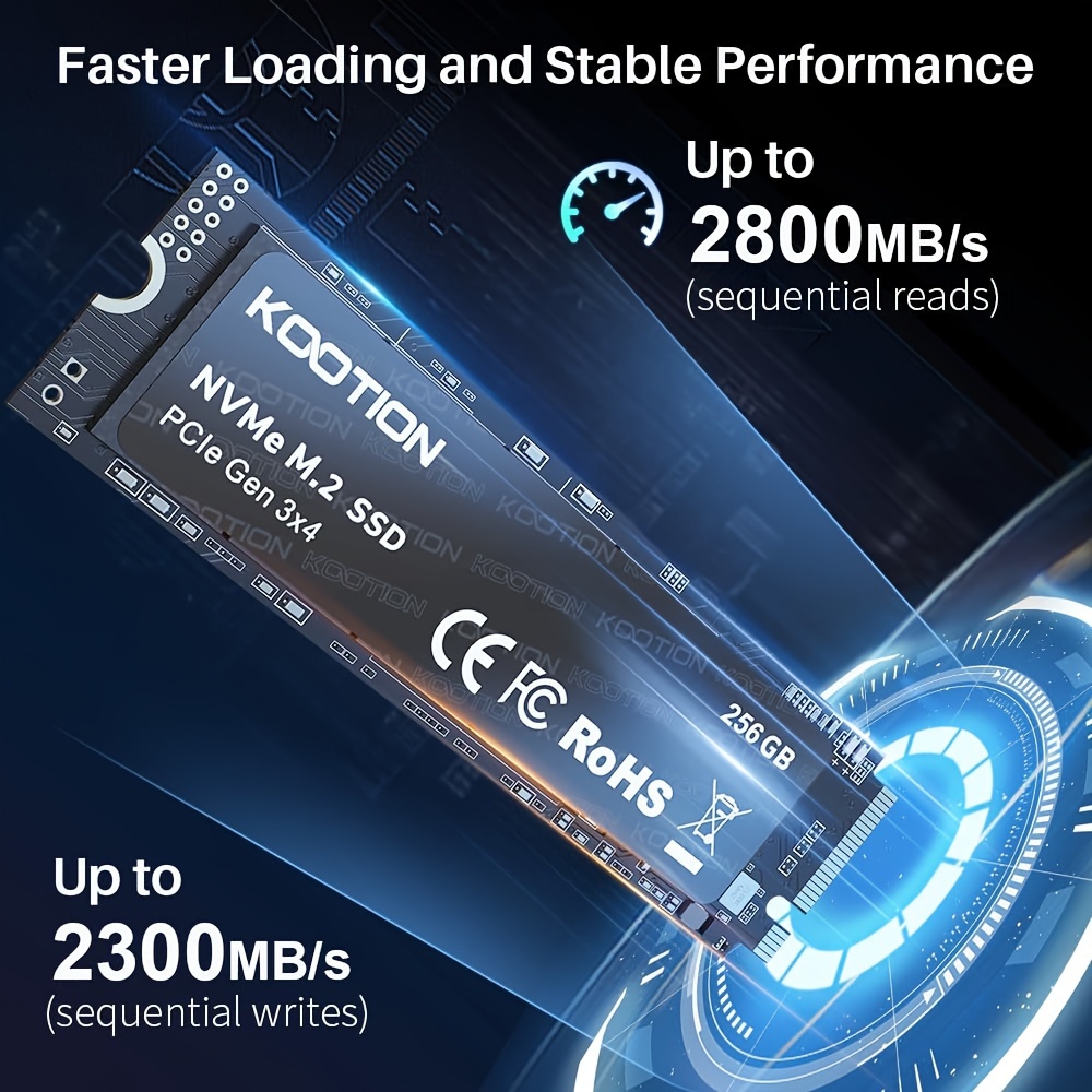 

512gb/256gb Nvme M.2 Pcie 2280 Ssd Gen3x4 Internal Solid State Drive Hard Drive Up To 2500mb/s Compatible With Laptop Pc Desktop