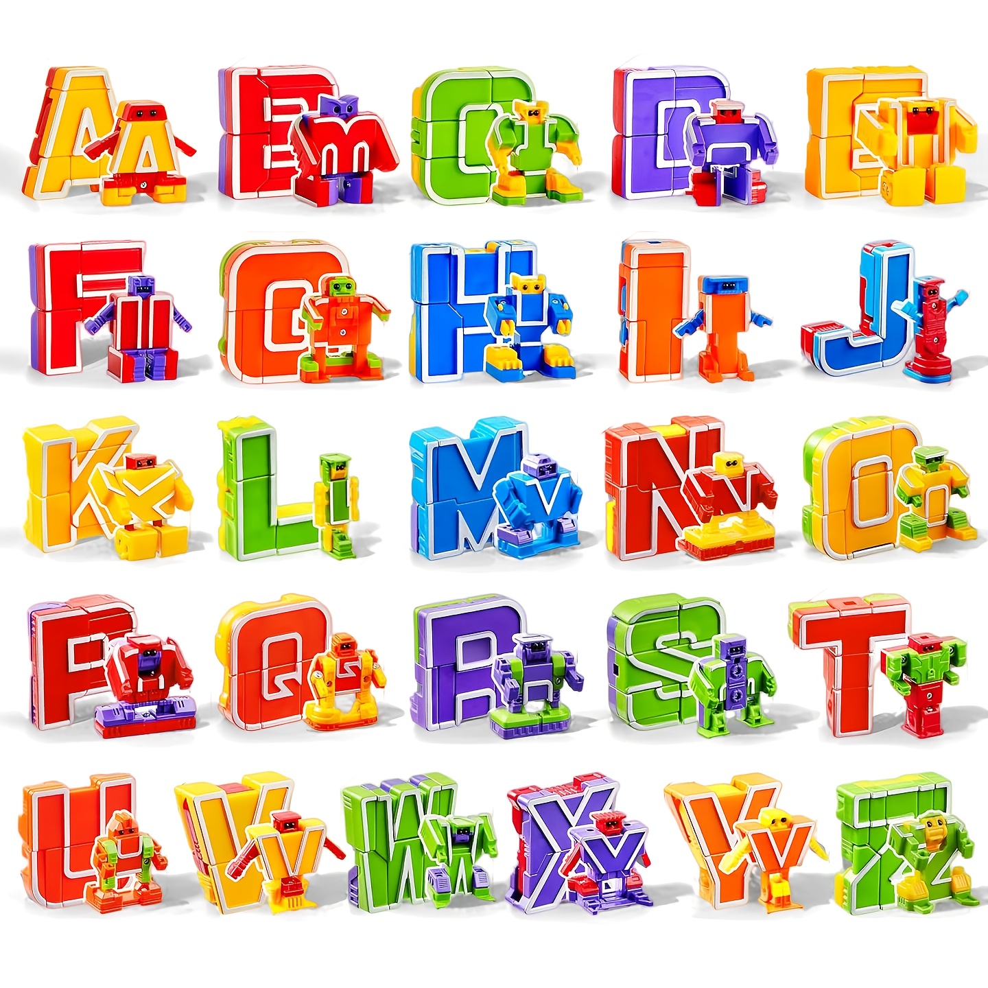 TEMU Syncfun Alphabet Robots Toys For Kids | Toys, , Letters, Toddlers Education Toy, Carnival Prizes, Christmas, Treasure Box And Prize For