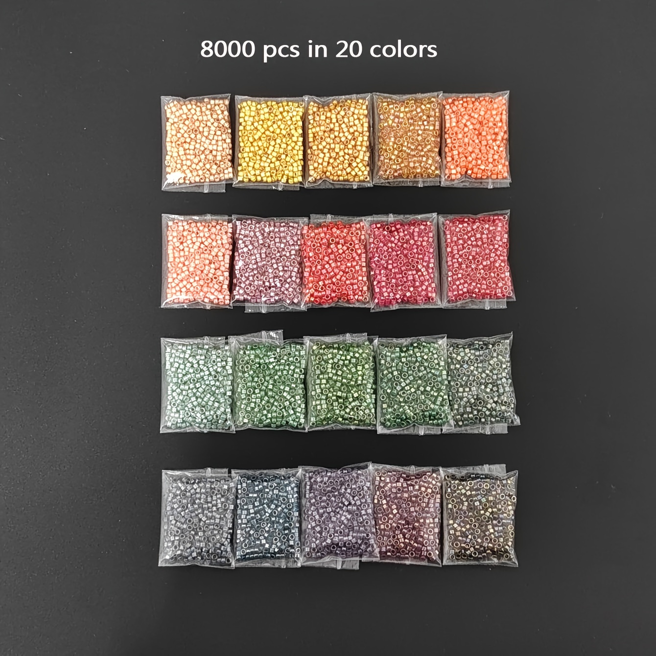 

Kit de 8000 perles de en verre de , 20 , perles rondes de 2,5 mm, perles à noyau de gelée la de de , bracelets, boucles d'oreilles, , cadeau et amis