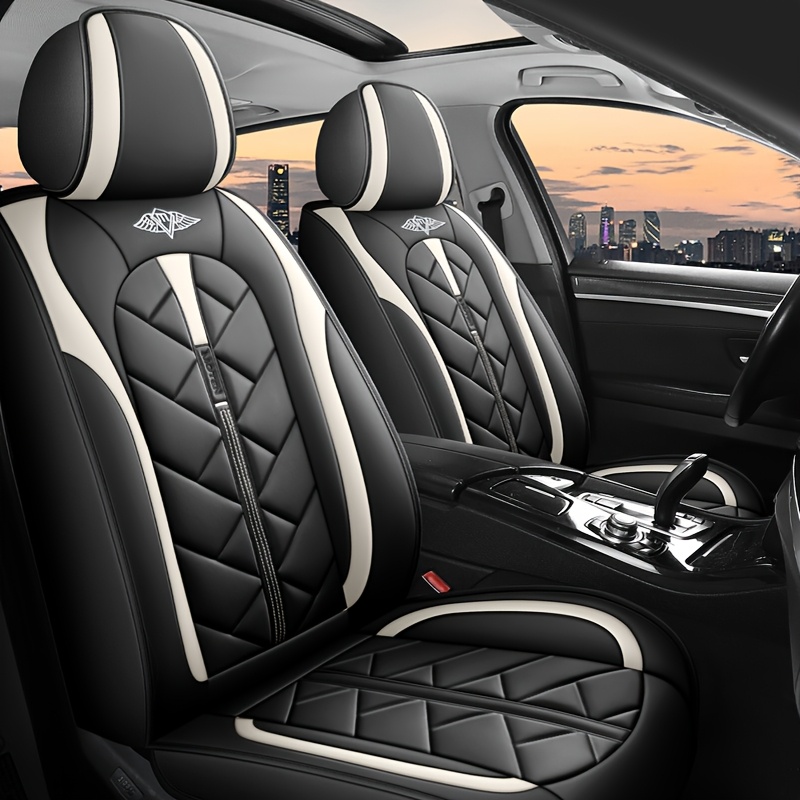 TEMU Full Car 5-seat Cushion Universal, New Car Seat Cushion Surround, 5-seat Car Seat Full Surround, Sedan Car Mat, Suv Chair Cover, Wear-resistant