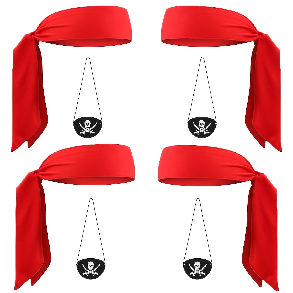 8pcs Pirate Lady Costume Accessory Set