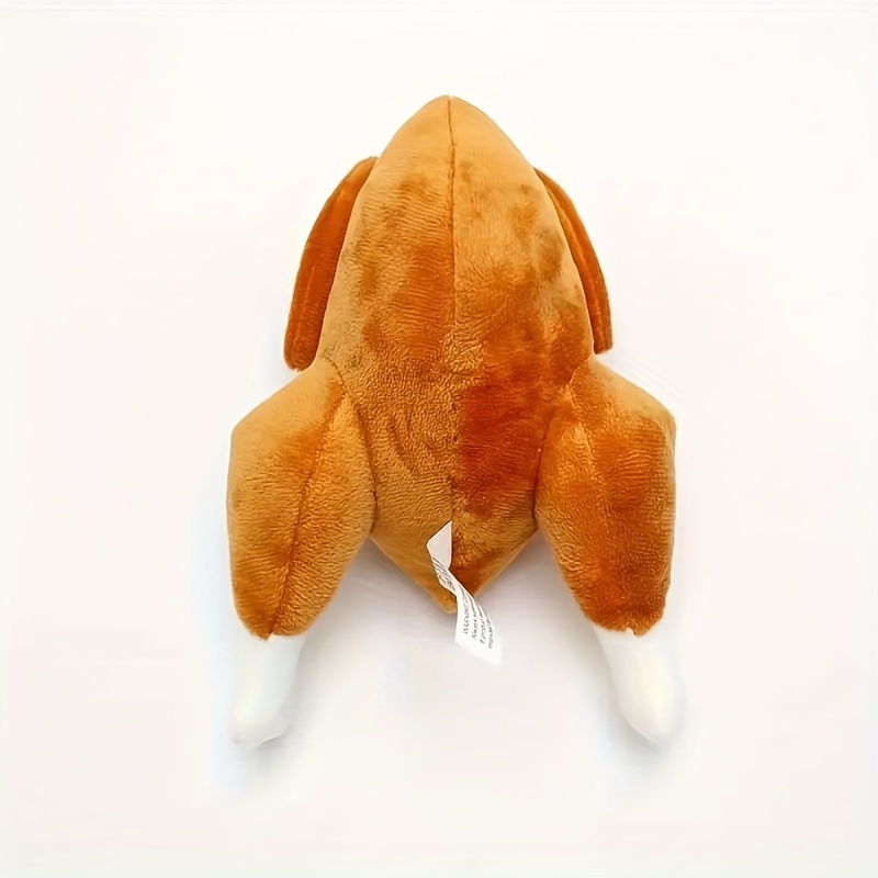 

Plush Chicken Dog Toy - Cartoon Design, Ideal For All Breeds - Interactive Chew And Play Pet Accessory