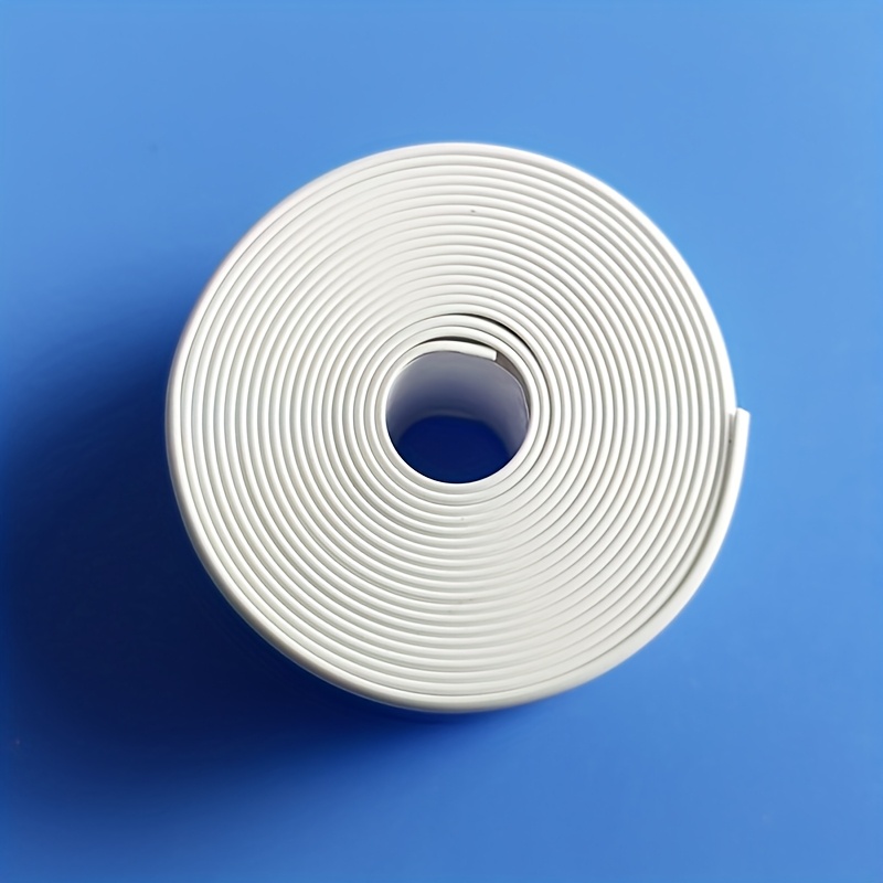 TEMU 1 Roll Waterproof Self-adhesive Gel Sealant Tape Suitable For Kitchen Sinks, Bathtub Corners, Stovetops & Shower Floors - Filler Strip For