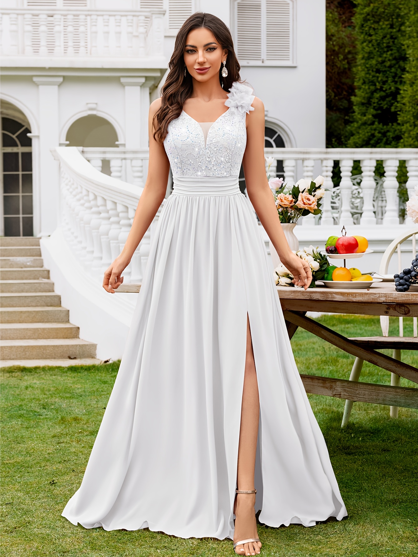 white dress with black lace sides Black White Strapless Lace Mermaid Wedding Dress Black