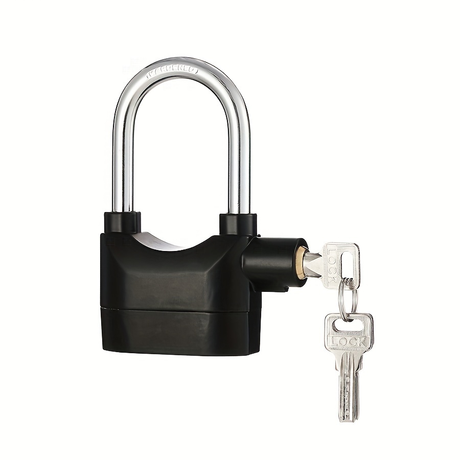 puerta de seguridad   resistente con sensor de movimiento y   fuerte - candado antirrobo para puertas,  , bicicletas, muebles - funciona con pilas (  2 pilas no recargables), cerraduras para el hogar Detalles del producto 1